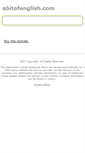 Mobile Screenshot of abitofenglish.com
