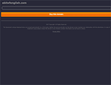 Tablet Screenshot of abitofenglish.com